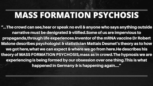 Do not miss today's show with Dr. Robert Malone, the inventor of the mRNA vaccine, who will be on to discuss Mass Formation Psychosis. 
See you at 10am ET LIVE right here on our Gettr page, WarRoom.org, and on our Rumble (Bannons War Room)
@rwmalonemd  

#massformationpsychosis #mattiasdesmet #WarRoom #drmalone #SteveBannon #bannonswarroom