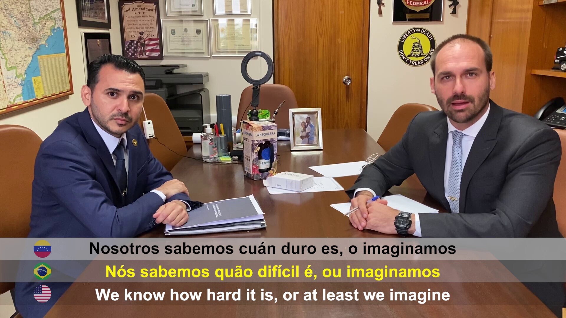 Mensaje de @BolsonaroSP a los venezolanos. 🇧🇷🤜🏼🤛🏼🇻🇪

Después de tener hoy una reunión de tra...