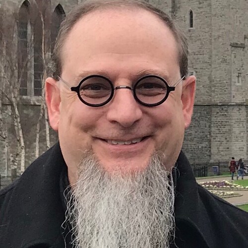 Christian, college professor, conservative