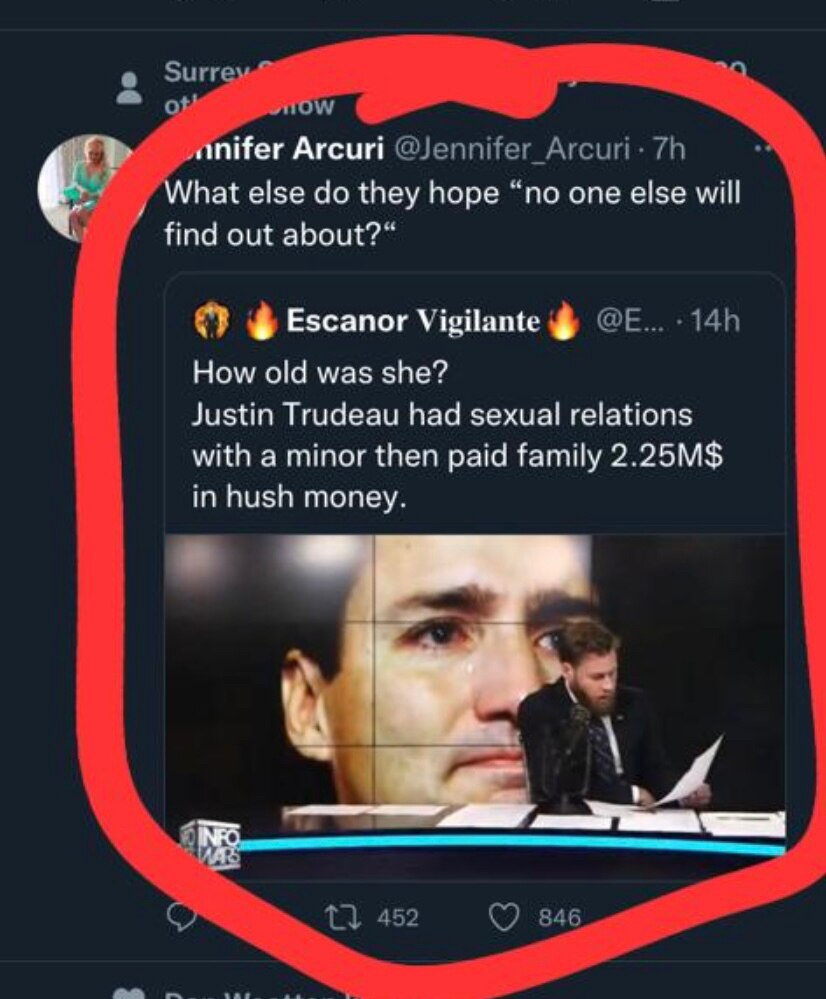 #justintrudeau #anotherdirtybastard #scum 