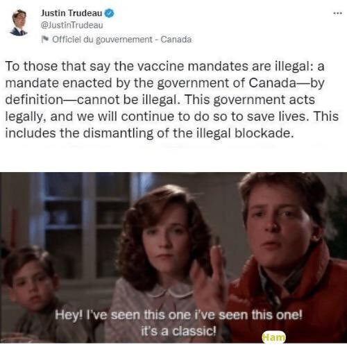 Just wow. Rousseau speaking through the mouth of Trudeau. This amounts to " governments can't commit...