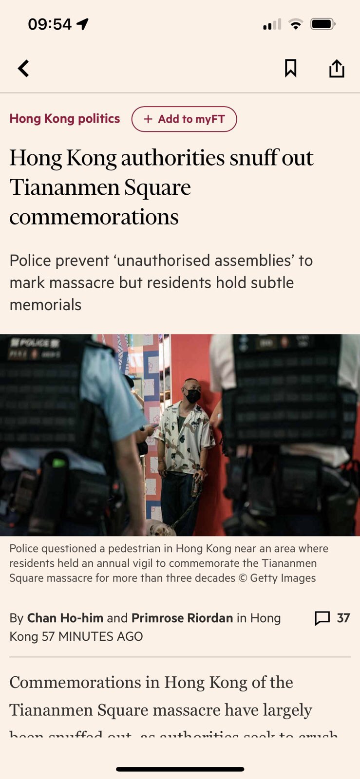 Under 5% of people under 40 in mainland China know anything about The Patriots of Tiananmen 

