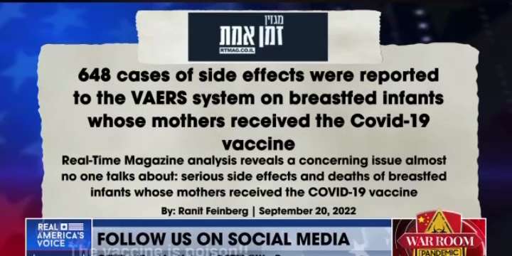 Dr. Naomi Wolf on the Clear Safety Signals from Breastfeeding Moms Which Were Suppressed

“These jou...