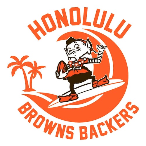 We are located @ the Waikiki Brewing Company, 1945 Kalākaua Avenue, Honolulu, Hawaii 96815.  Come down to our Watch Parties & Cheer on the Cleveland Browns!