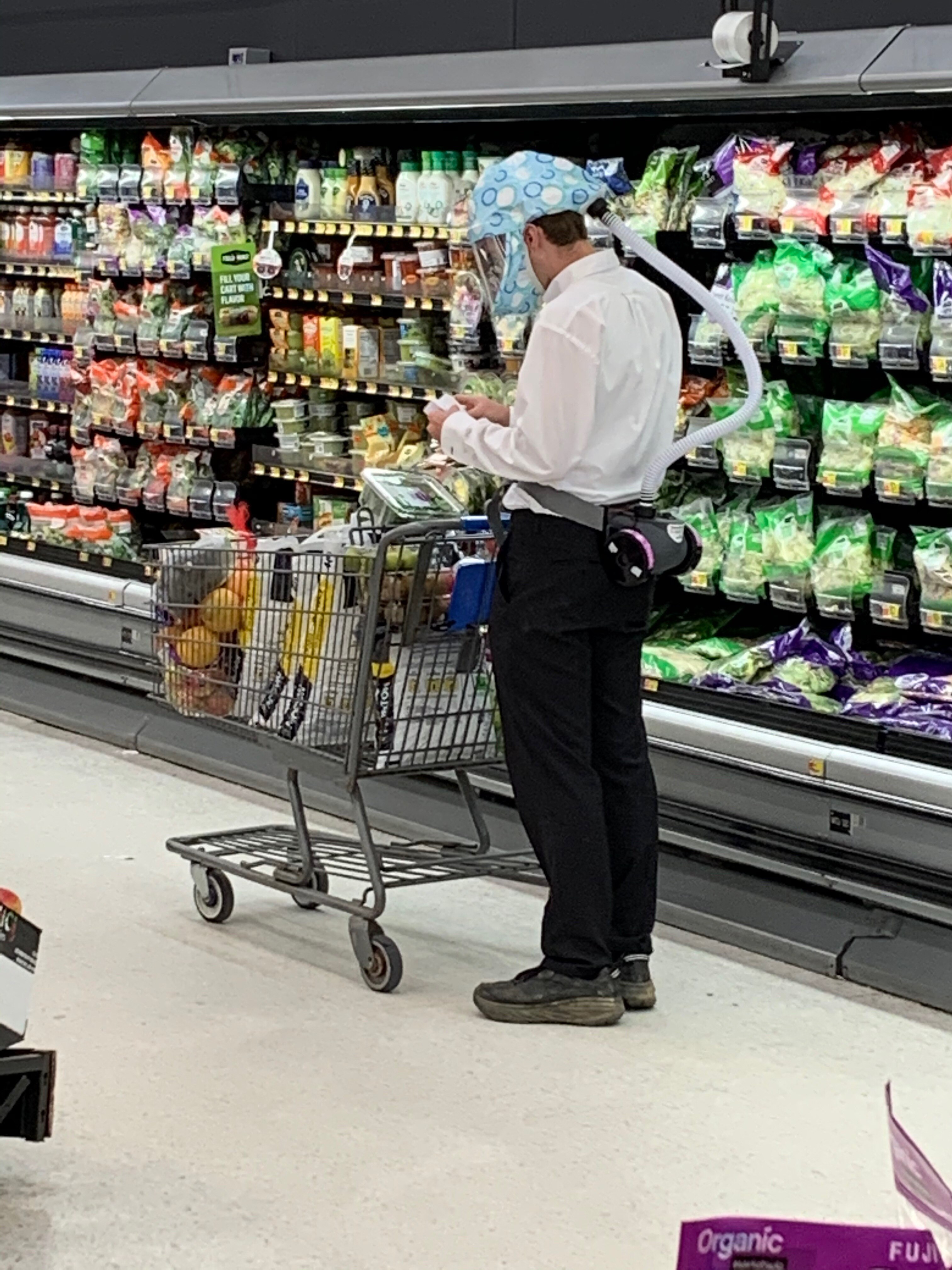This guy obviously voted for joe hiden biden 