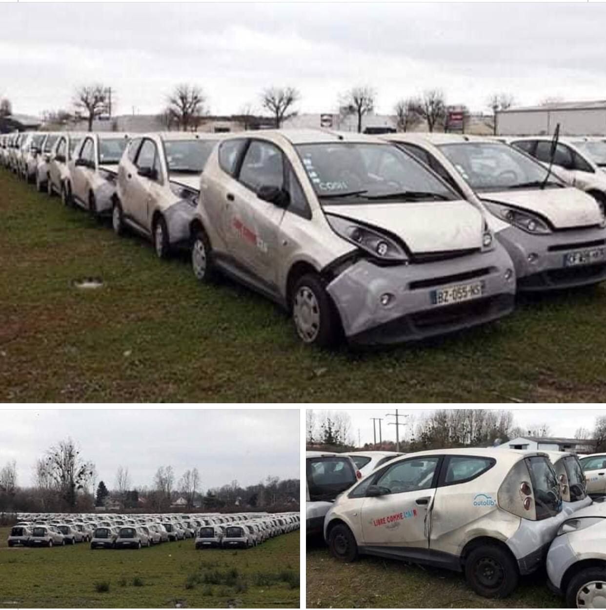 NETZFUND NIEDERLANDE:
Die grüne e-Auto Lüge

Dies ist eine Mülldeponie in der Nähe von Paris, Frankreich, mit Hunderten von elektrisch betriebenen Autos.

Dabei handelt es sich allerdings nur um Fahrzeuge, die von der Stadt Paris genutzt werden, und nicht um Privatfahrzeuge.

Sie haben alle das gleiche Problem, .... die Akkuzellen sind kaputt und müssen ersetzt werden.
Warum tauschen Sie sie nicht einfach aus?

Zwei Gründe...
Erstens kosten die Batterien fast das Doppelte des Neupreises eines Autos, und zweitens lässt keine Mülldeponie oder Abfallverwertungsanlage zu, dass die Batterien dort entsorgt werden.
Diese grünen Elektro-Märchenautos stehen also alle auf stillgelegten Flächen, während ihre Batterien giftige Stoffe in den Boden ableiten.
