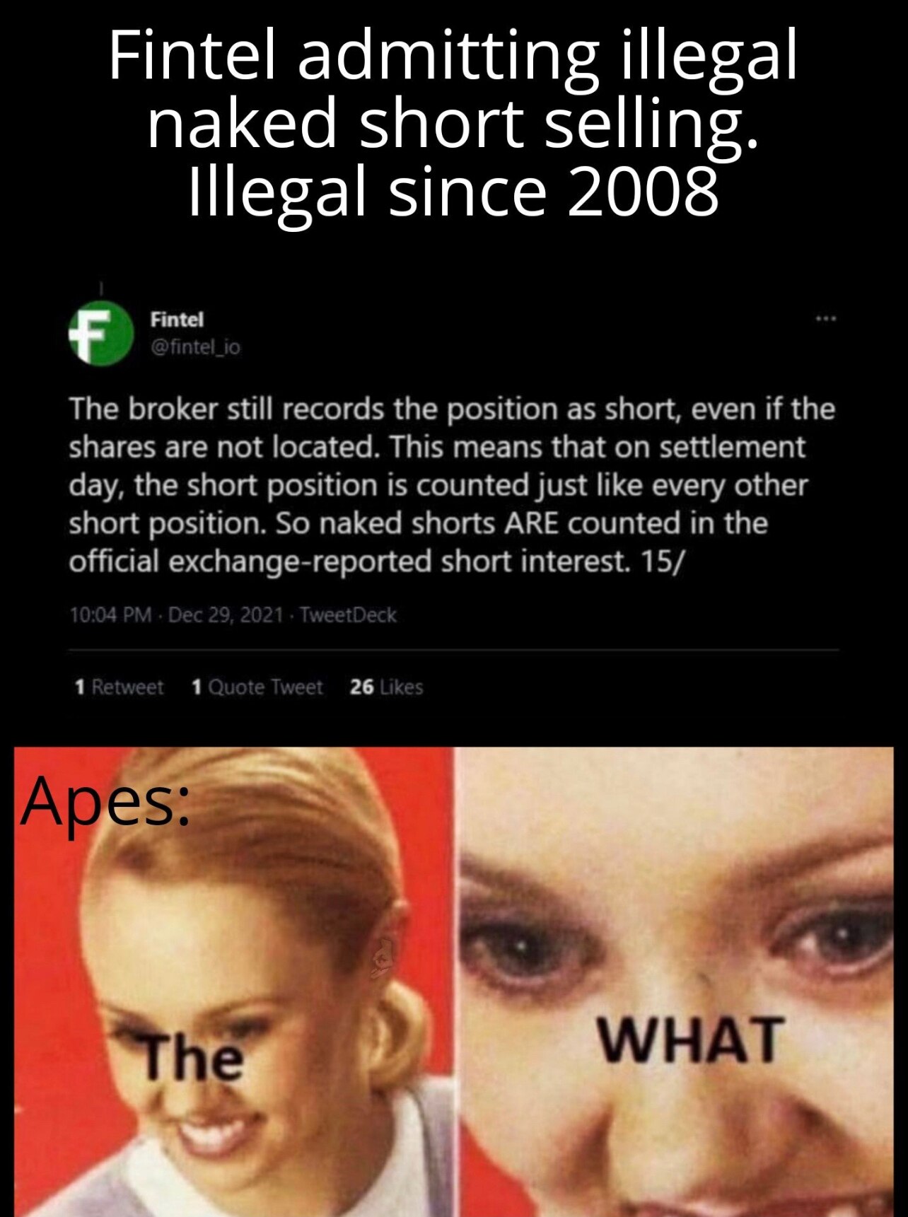 Fintel = 🗑

#Amc #amcapes #amcstrong  