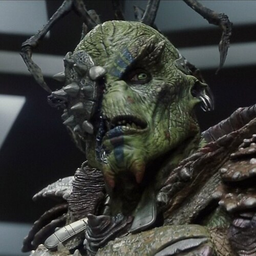 General Roth'h'ar Sarris. Alien warlord of Fatu-Kay. Well-versed in deception and delivering terror.