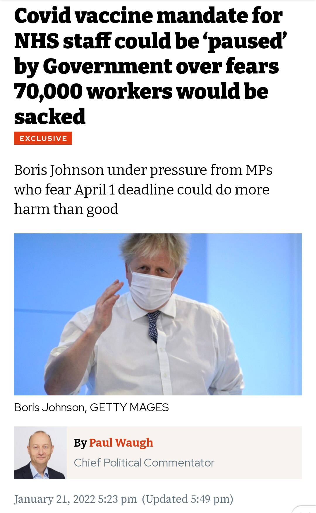 It's falling apart at the seams.