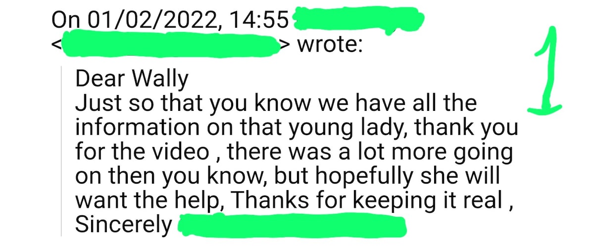 Child welfare in NYC emailed me (#1) I replied (#2)
Final email (so far)  from CPS or whatever they ...