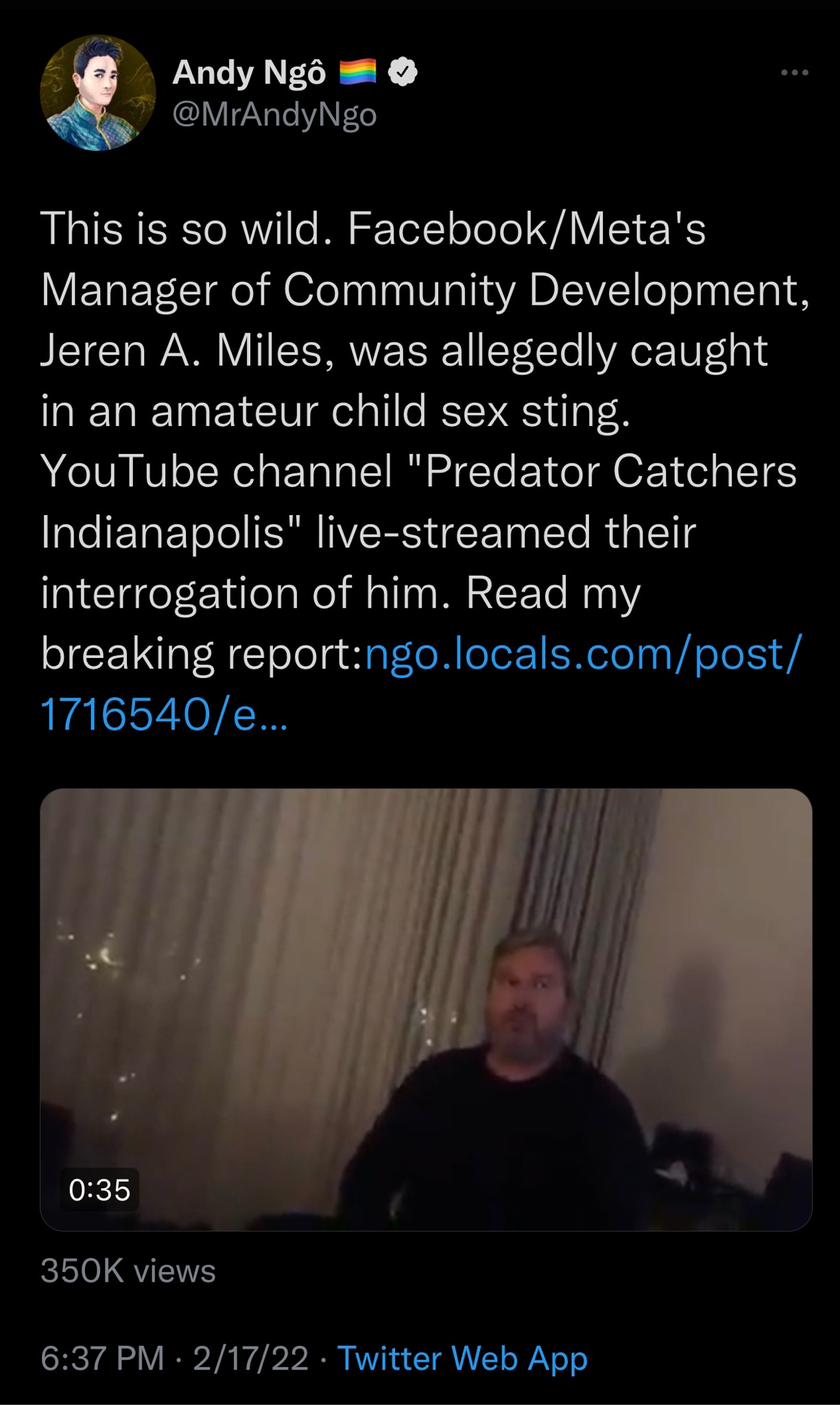 WarRoom’s Joe Allen warned about the freak show called ‘The Metaverse’

@JOEBOTxyz

#metaverse #metaverseisafreakshow #bannonswarroom 

https://twitter.com/mrandyngo/status/1494455923049390080?s=21
