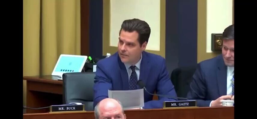 Rep Matt Gaetz asks the assistant director of FBI Cyber where the Hunter Biden laptop is given the f...