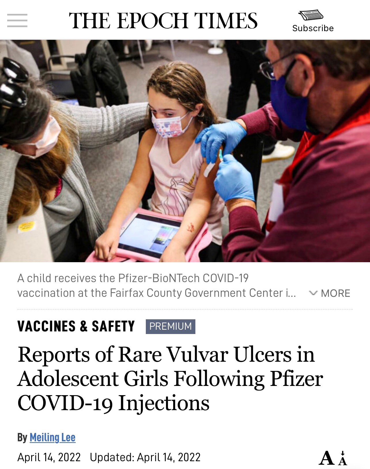 Cases of painful genital ulcers have been diagnosed in adolescent girls after receiving a second dose of the Pfizer messenger RNA (mRNA) shot, according to the April edition of the Journal of Pediatric & Adolescent Gynecology.

Doctors of these cases say that it is “important to identify and explain possible adverse effects to help dispel the hesitancy some patients might feel about receiving a novel vaccine.”

https://m.theepochtimes.com/reports-of-rare-vulvar-ulcers-in-adolescent-girls-following-pfizer-covid-19-injections_4404585.html 