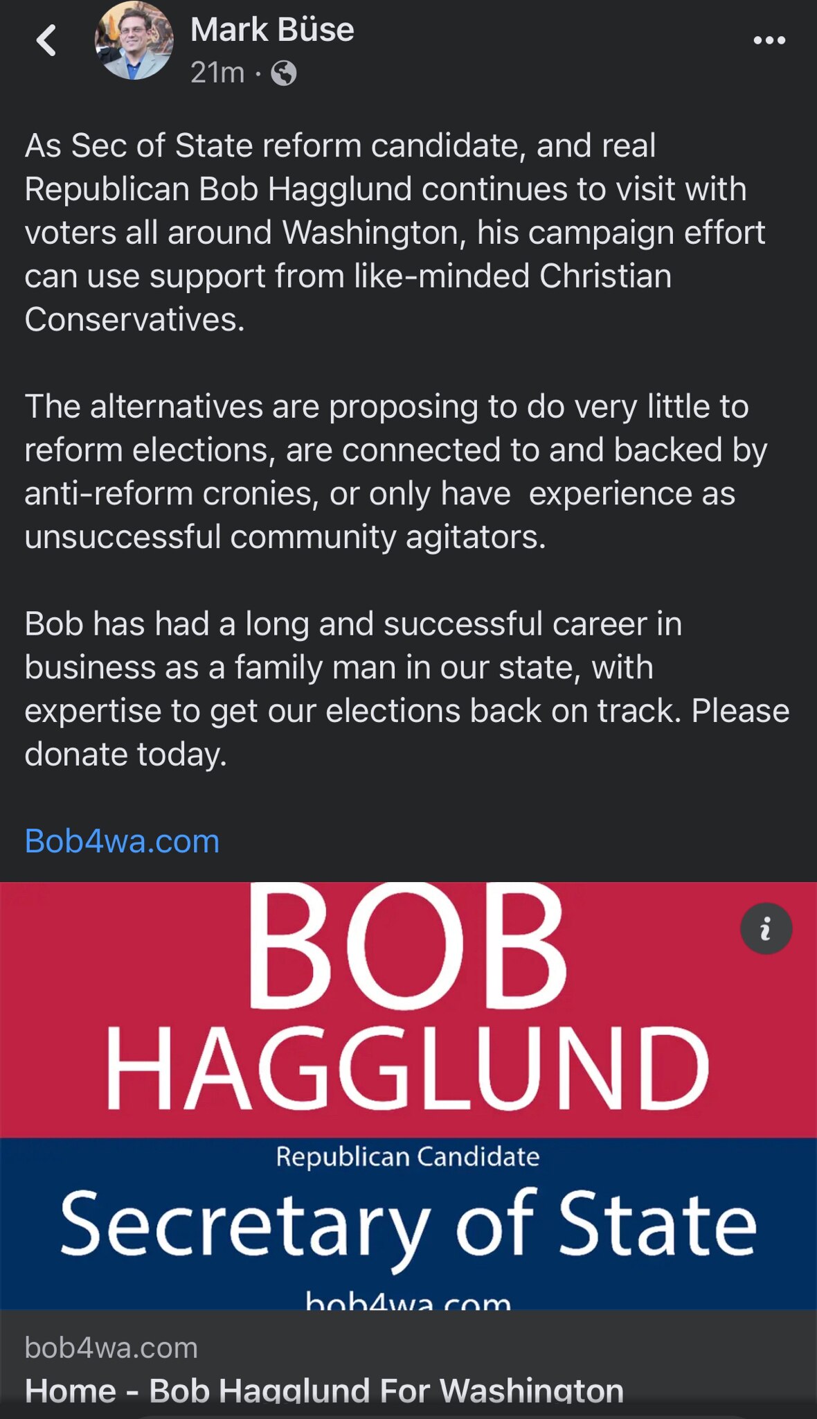 View Mark W. Büse's post on GETTR. Join the discussion, share your thoughts, and connect with the community.