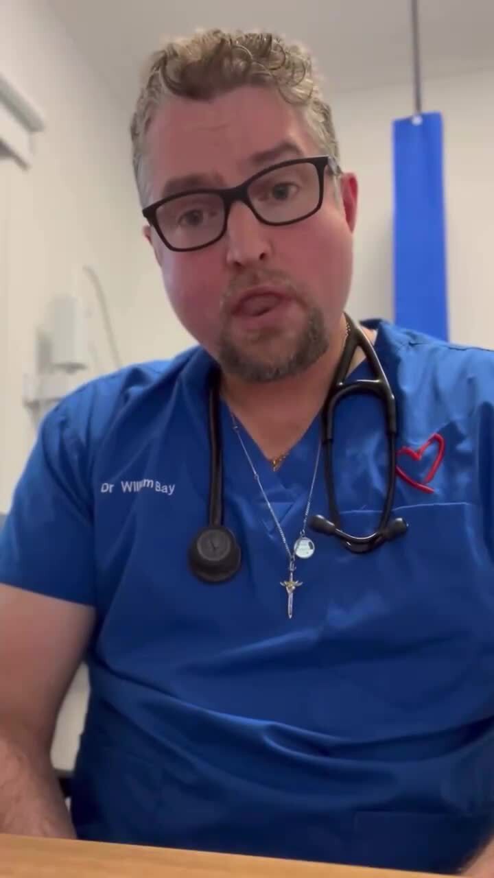 Dr. William Bay apologises for not speaking out sooner.

He was afraid of losing his livelihood if h...