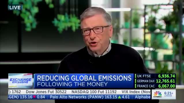 Bill Gates praises Blackrock and tells businesses that climate taxes are on the way. 

