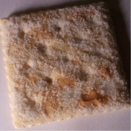 Bleached, fortified & iodized.

(cracker / crisp / wafer / biscuit)

Minority of one.

Avoid going stale.