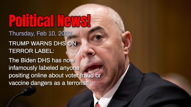 Breaking News (2/10) "Trump Warns DHS On Terror Label!"