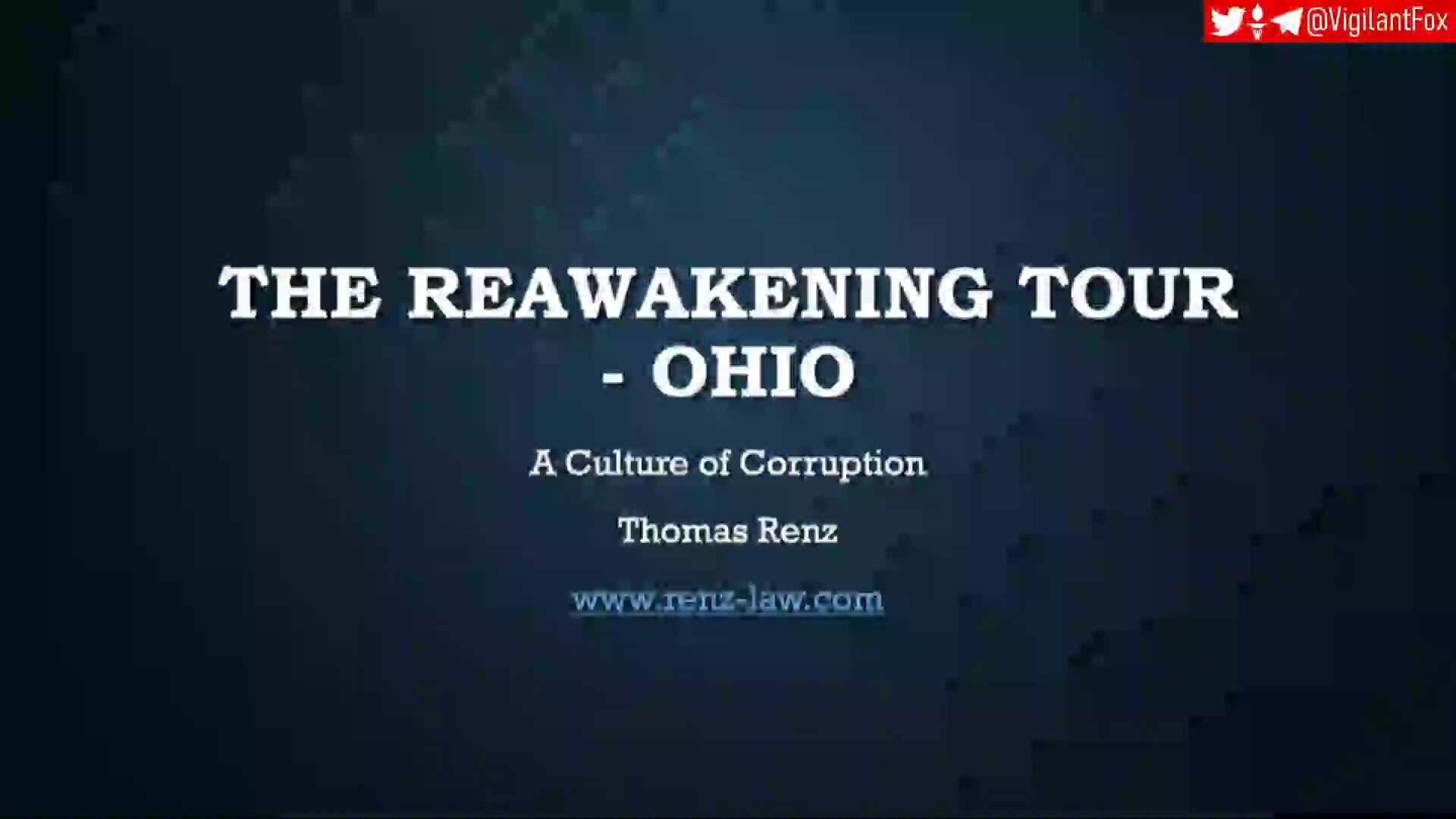 Attorney Thomas Renz Announces That the Department of Defense Data Has Been Submitted to the Court
...