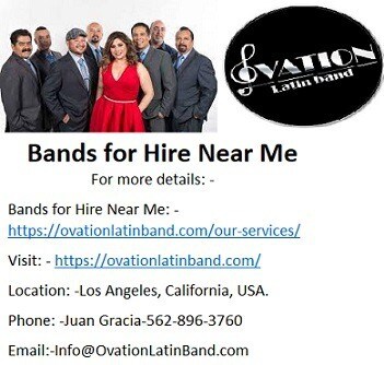 Live Latin Bands for Hire Near Me at a nominal rate.
Ovation Latin Band is known for their live exhi...