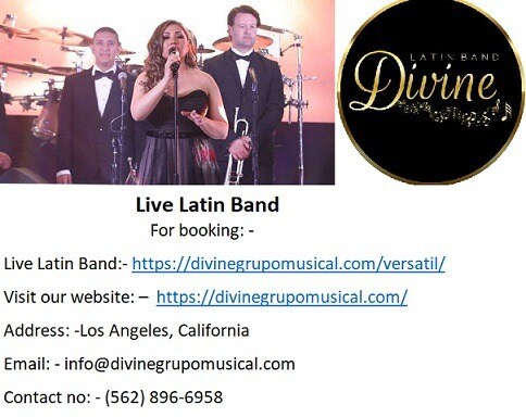 Hire Professional Live Latin Band from Divine Grupo Musical.
The Divine Live Latin Band elevates your musical experience to a level you have never known a