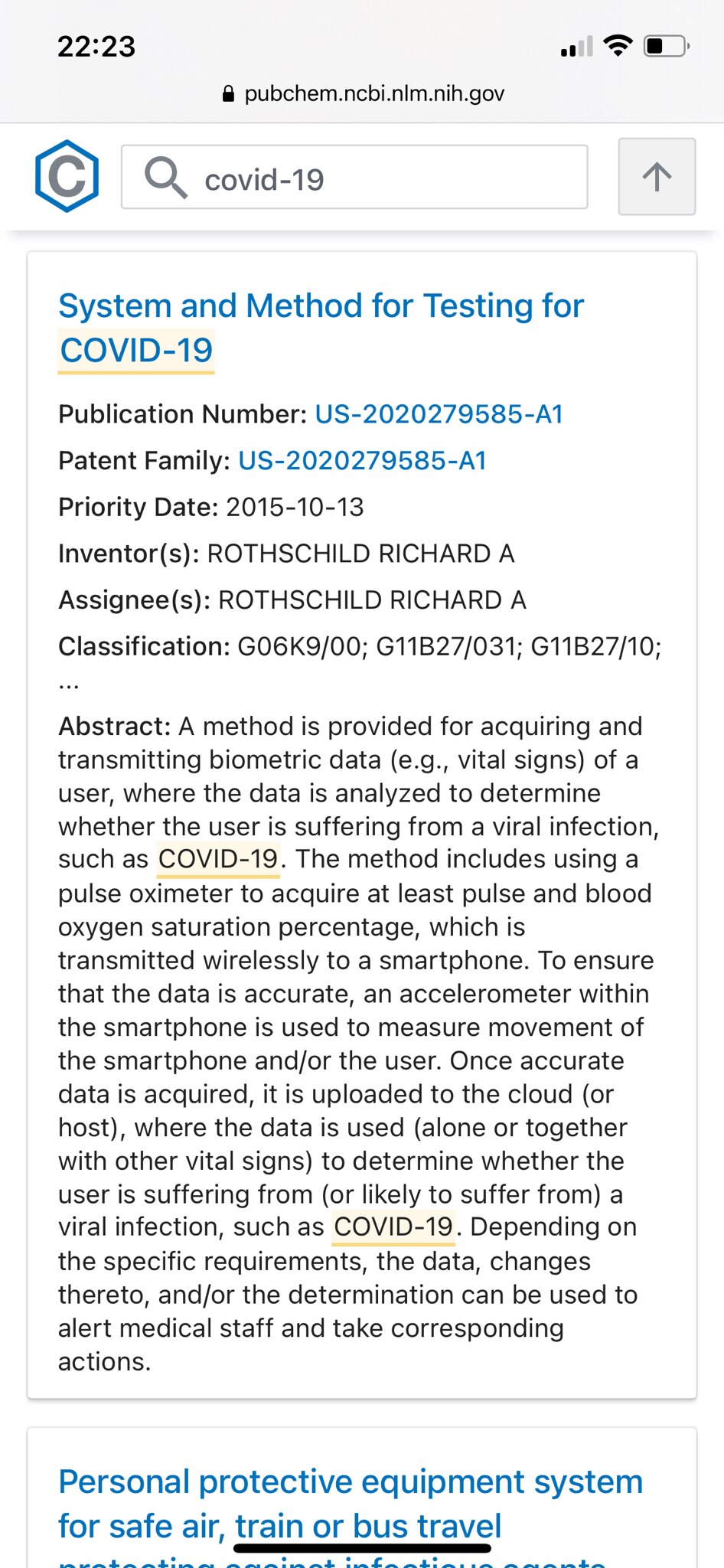 Ayayaye 
Pas juste arrangé avec le gars des vues… c’est inscrit là !!

https://pubchem.ncbi.nlm.nih....