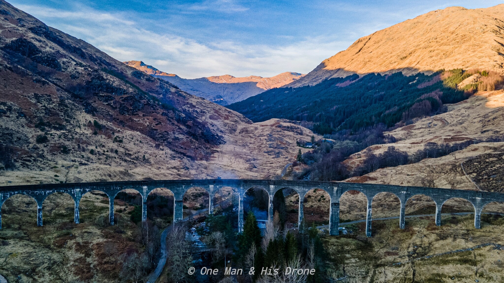 Glen fiddich via duct. From the Harry Potter movies. 