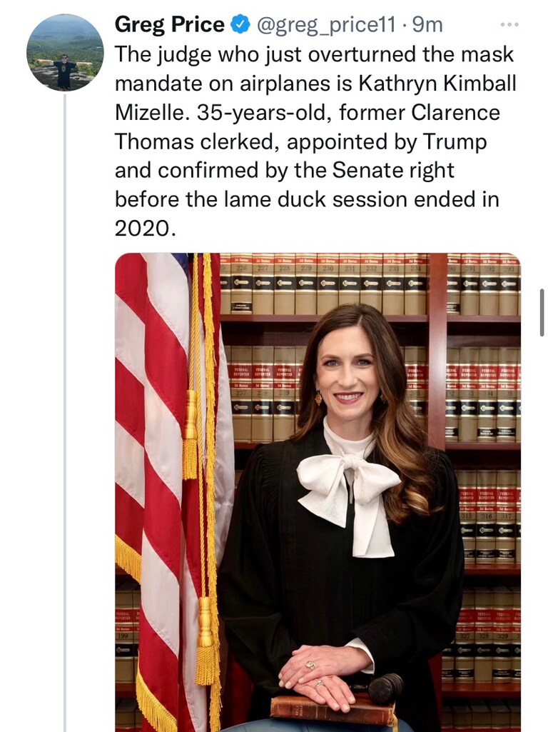 Wow, our whole country owes her — and Pres Trump & Justice Thomas — a giant “thank you!”