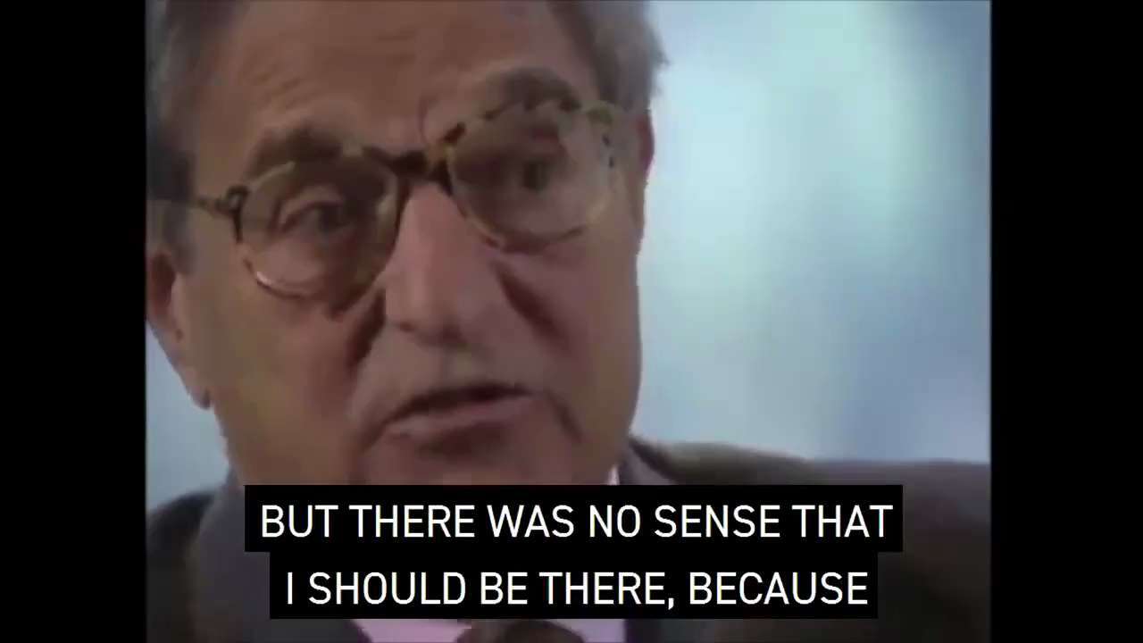 George "Former 3rd Reich Nazi" Soros proudly admits to going door-to-door confiscating Jewish proper...