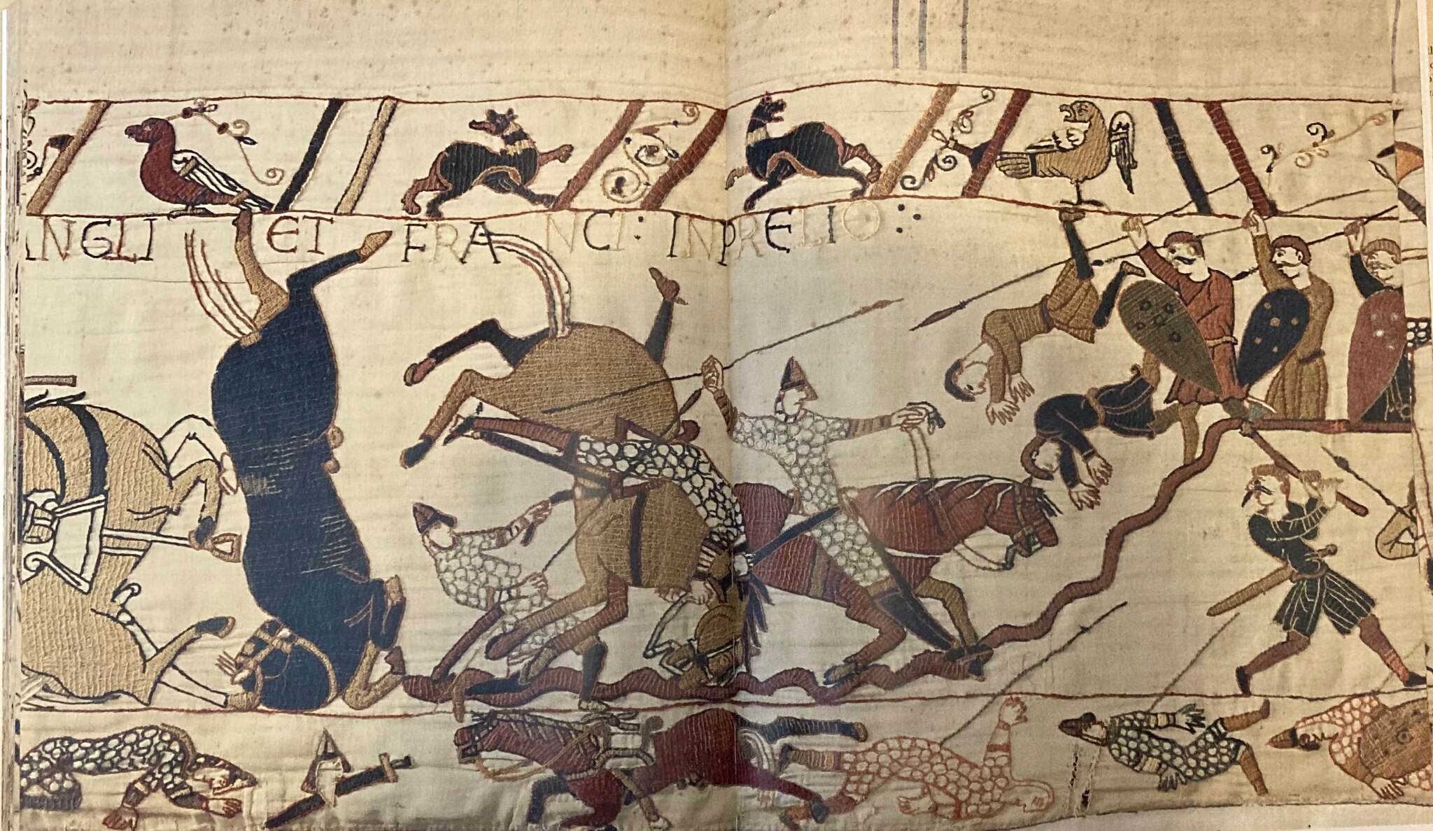 On 14th Oct 1066, 956 years ago today, a furious battle raged at Hastings as the Anglo Saxons fought to repel Norman invaders. They lost, were dispossed in their own land, & made serfs for the next 300 years.
Today our ‘leaders’ ferry invaders accross the Channel, & serve the Globalist elite to turn us into serfs once again.