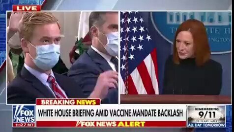 Le secrétaire de presse de la Maison Blanche communiste a admis que l’obligation de vaccination cont...