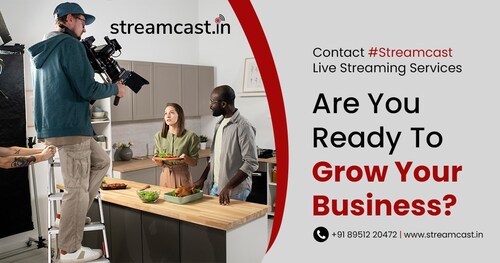 Are you ready to grow your business?

Explore the power of online streaming with #Streamcast profess...