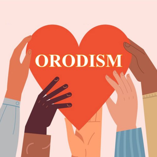 The color of love is "red" and the philosophy of orodism is based on love (Love the Universe, Love the Humanity and Love...