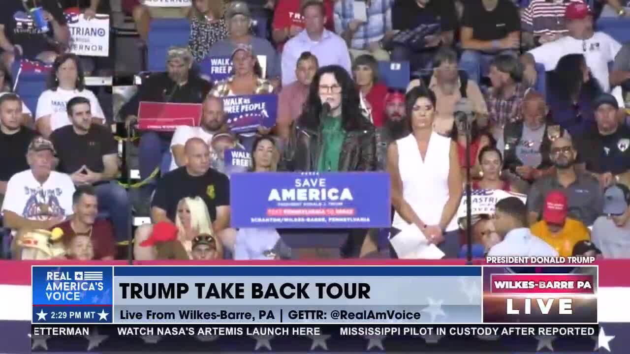 BREAKING: Trump invites Cynthia Hughes of the J6 Patriot Freedom Project to speak on stage in PA