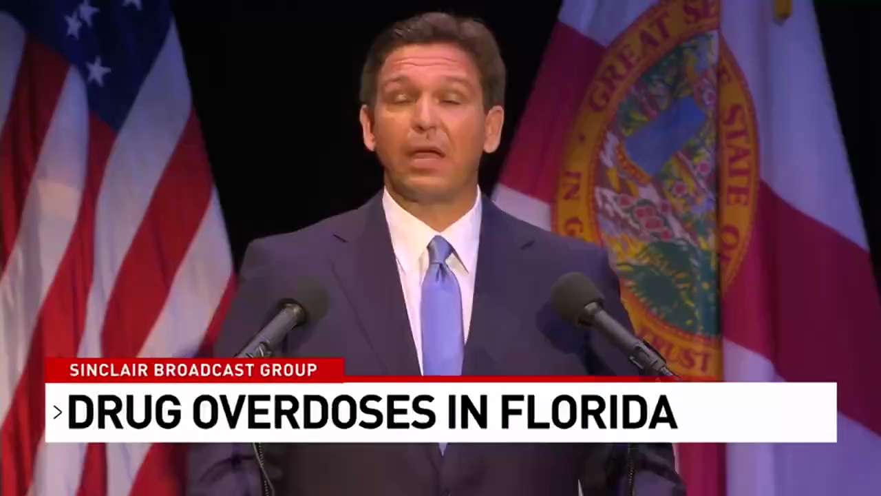 Governor DeSantis："I signed legislation raising the penalties for people who are trafficking fentany...