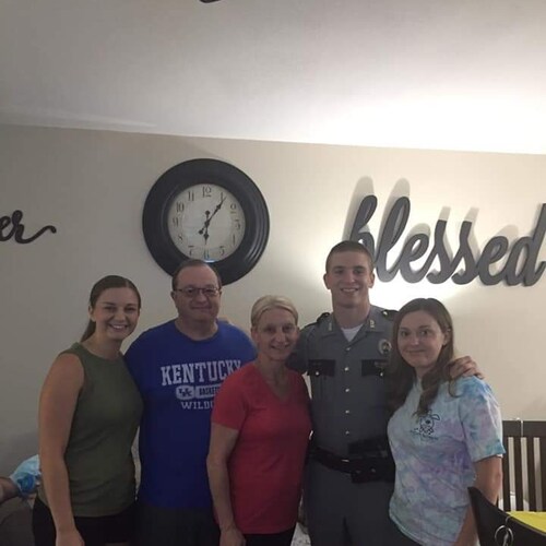 Happy father and Grandfather