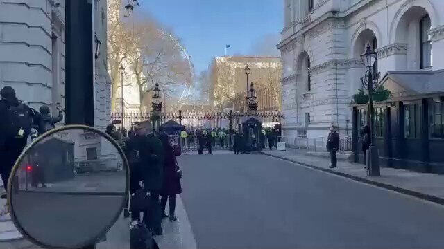 Reports of Justin Trudeau unable to get into downing Street for his meeting with Boris Johnson as pr...