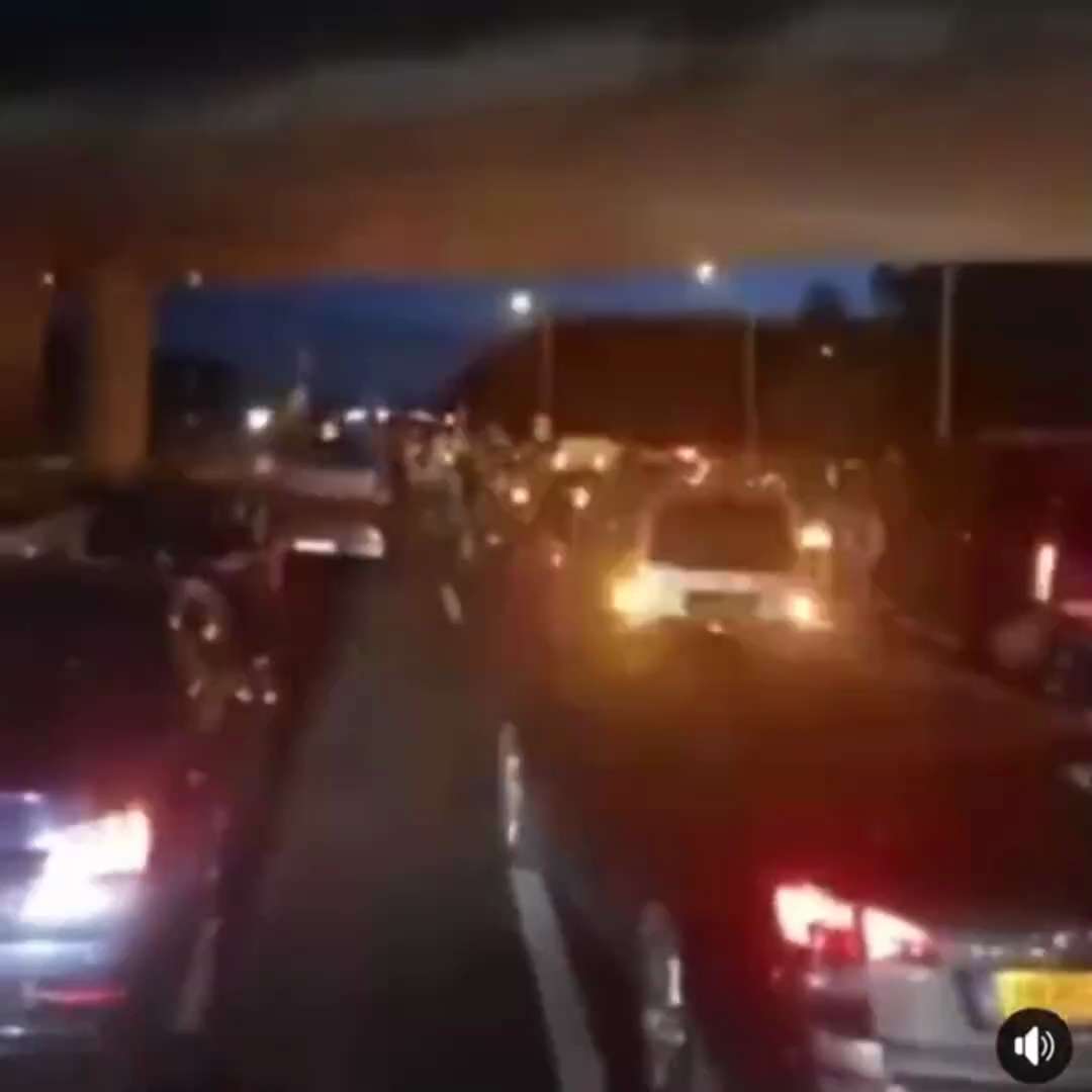 Dutch Citizens, in Support of the Farmers, Blocked Highways A7 and A28 Respectively No tractors were...