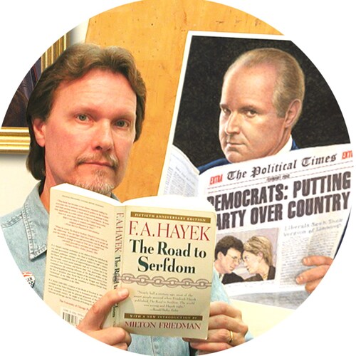 Doug Henry was the "Official Limbaugh Letter Cover Illustrator" 1998-04. For 7 years he illustrated 70 cover paintings f...