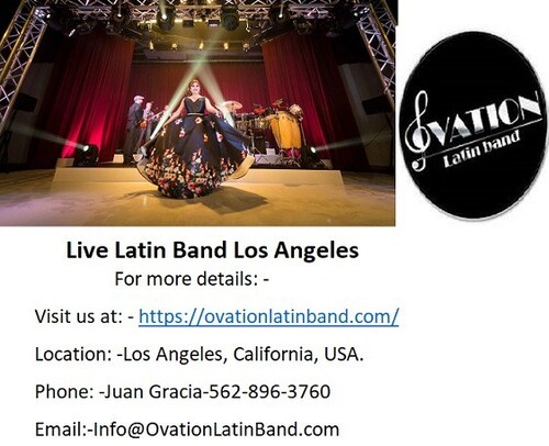Ovation Live Latin Band Los Angeles Available at Best Price.
Ovation Latin Band is the most recogniz...