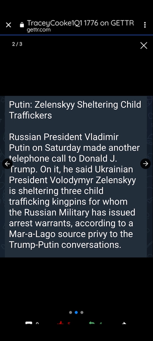 View Ultra Maga  TraceyCooke1Q1 Ministry of truth's post on GETTR. Join the discussion, share your thoughts, and connect with the community.