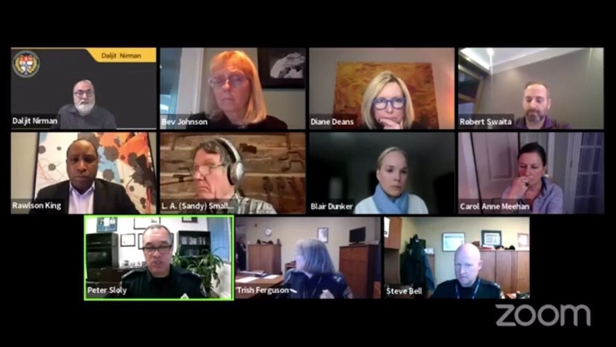 Ottawa Police Chief Peter Sloly admits on City Council livestream that the Mayor and his staff were ...