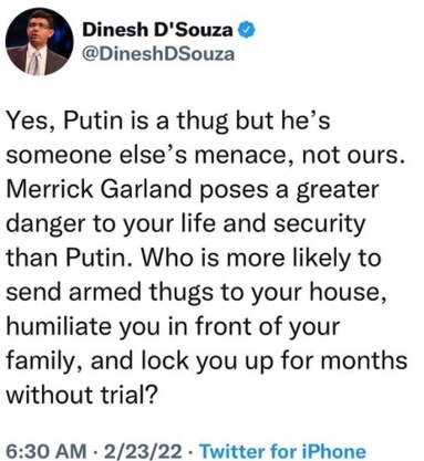 @DineshDSouza 

