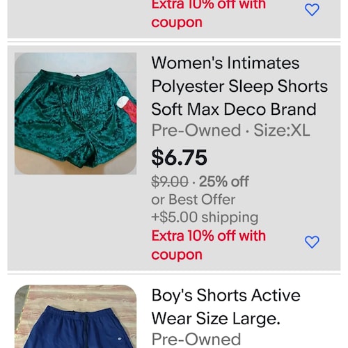 Come Make Me Offers on My eBay Listings.
www.ebay.com/str/clothingbuzz