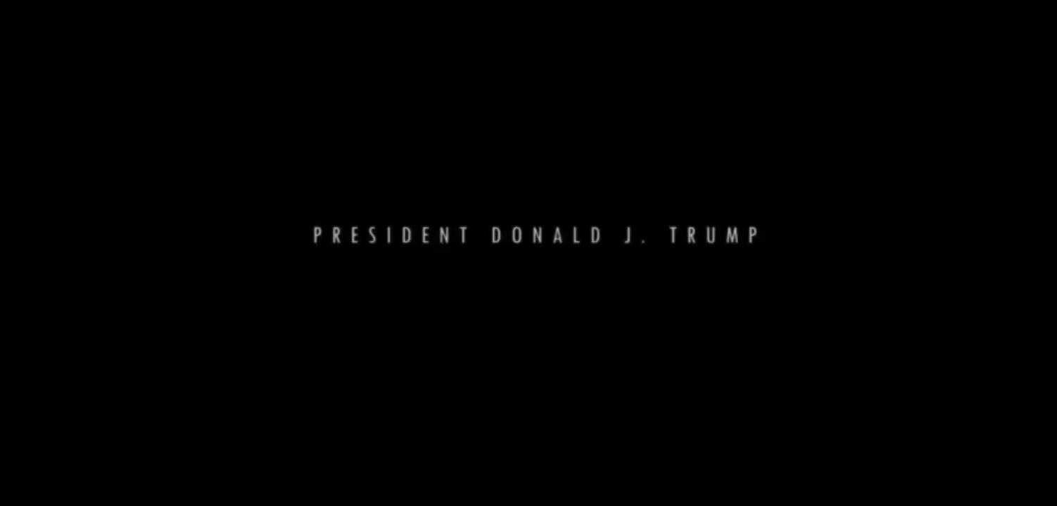 Trump drops this vid following FBI raid at his home.
