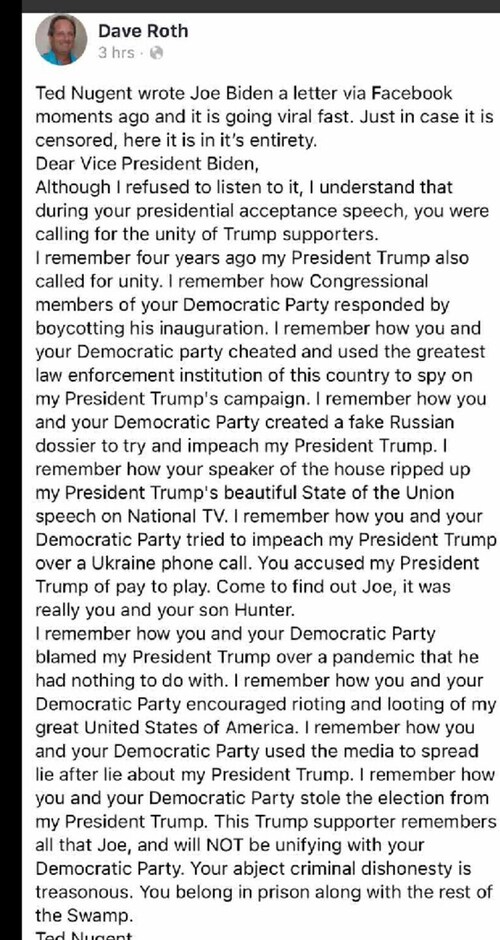 Way to go, Ted. I won't forget what the Democrat Party has done to our country by installing the flipping evil Brandon administration.

@serremmy follows back patriots 🇺🇸