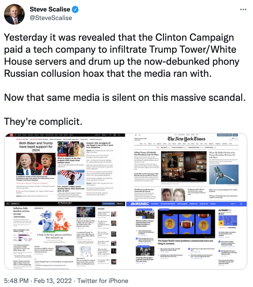 Biggest criminal political corruption story of our lifetime and NOT A PEEP from the mainstream edit....