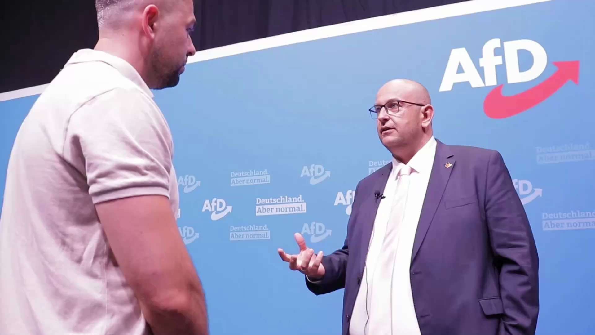 Wir haben am Bundesparteitag den Vorsitzenden des bayerischen AfD-Landesverbands Stephan Protschka g...