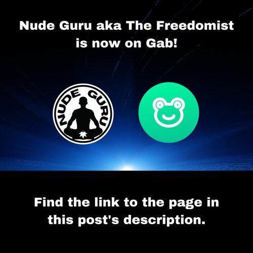 Nude Guru on Gab!

Nude Guru is now on Gab! Click here: https://gab.com/NudeGuru