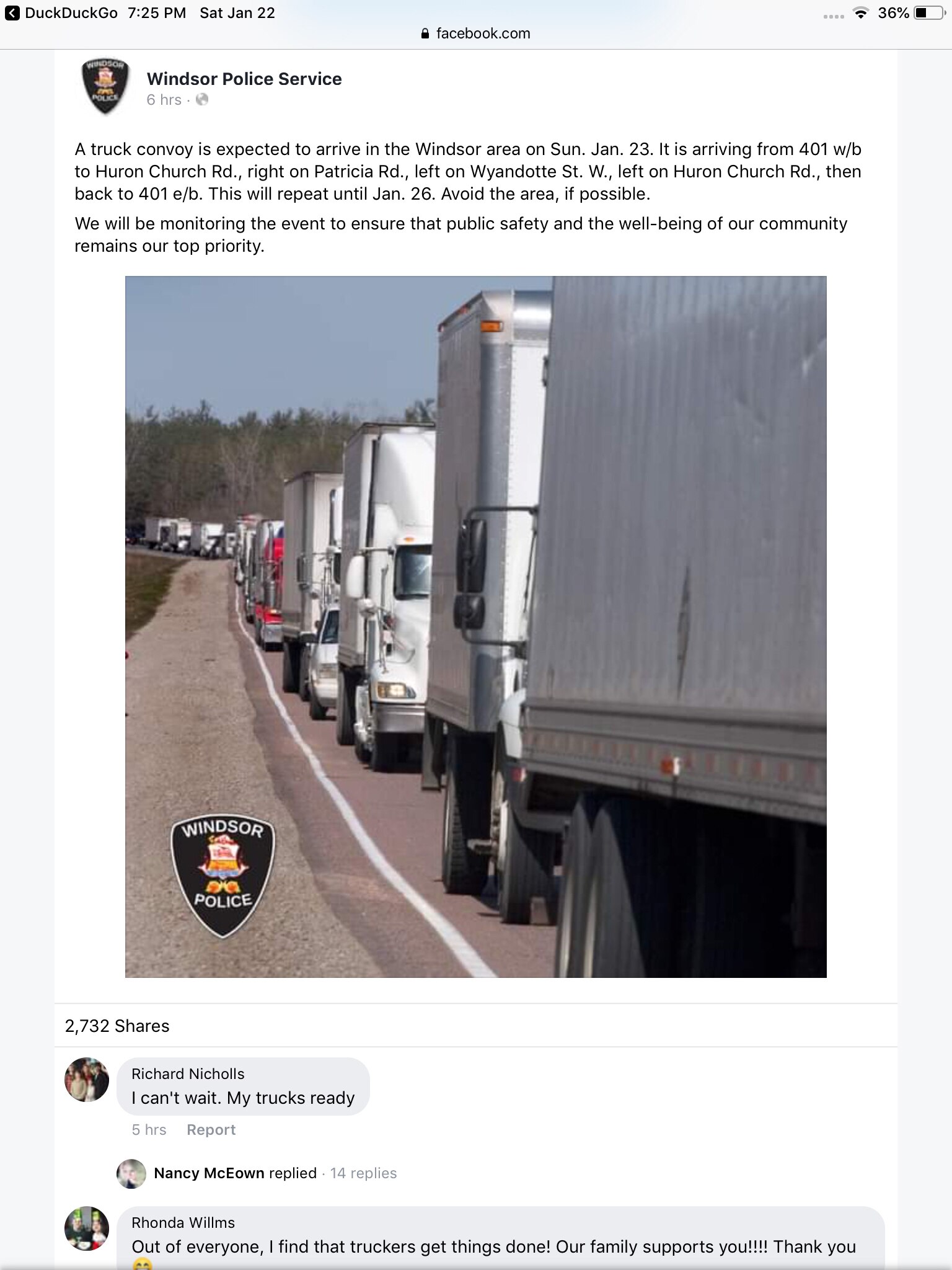 Stop the wheels, stop the economy, stop the mandates. True North Strong and Free Again! Welcome Truckers!
